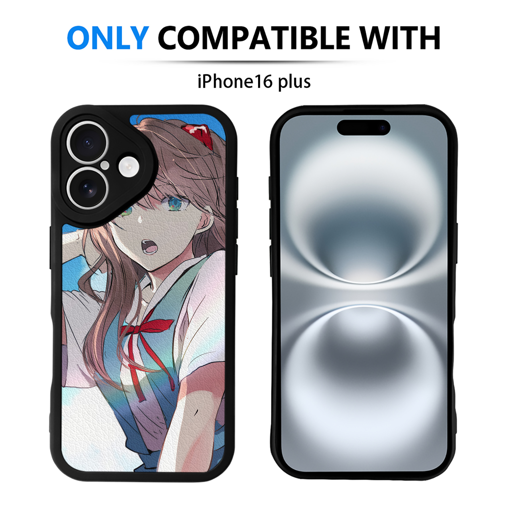 （画像用） EVA 新世紀エヴァンゲリオン 【iPhone 16シリーズ対応】シリコンスマホケース（レザー調） 材質：シリコン
